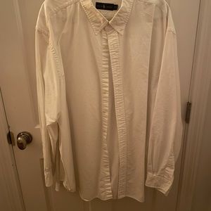 Ralph Lauren White Oxford Button-down Shirt